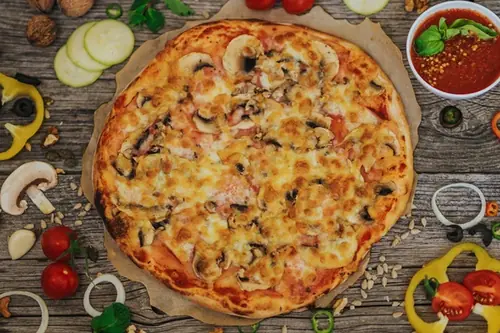 Prosciutto e funghi family